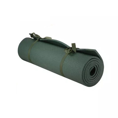 ミリタリースタイル迷彩フォームカレマット 寝袋 防水 ポータブル ストラップ付き キャンプ ハイキング バックパッキング用