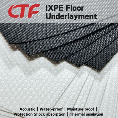 湿度防止 静かなIXPE クッション 敷設パッド アパートメント フロア アクセサリー PVC SPC フロア ホテル 病院 建設用