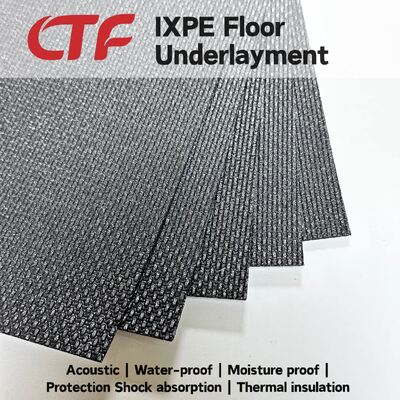 湿度防止 静かなIXPE クッション 敷設パッド アパートメント フロア アクセサリー PVC SPC フロア ホテル 病院 建設用