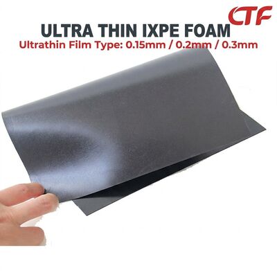 薄型IXPEフォームロール 0.15mm 0.2mm 0.3mm ゴム粘着 防水断熱シート テープ・電子産業用